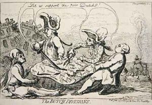 The Dutch Divisions 3 by James Gillray