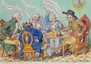 The Feast of Reason and the Flow of the Soul ie The Wits of the Age by James Gillray