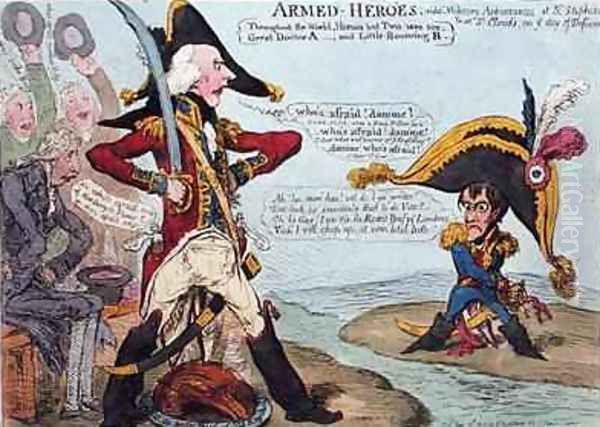 Armed Heroes or Military Appearances at St Stephens and at St Clouds on the Day of Defiance - view 1