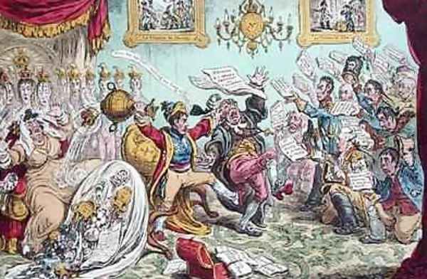 News from Calabria Capture of Buenos Ayres or The Comforts of an Imperial Dejeune at St Clouds - view 1