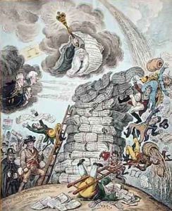 Overthrow of the Republican Babel 2 by James Gillray