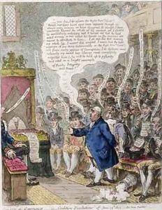 Political Candour ie Coalition Resolutions of June 14th 1805 Pro Bono Publico by James Gillray