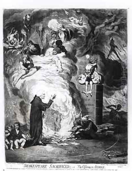 Shakespeare Sacrificed or The Offering to Avarice - view 1
