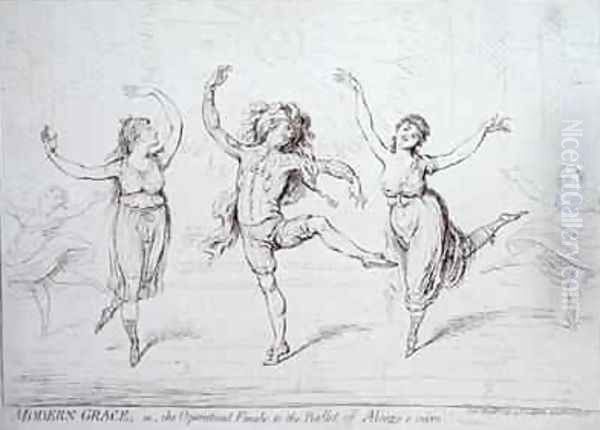 Modern Grace or the Operatical Finale to the Ballet of Alonzo e caro - view 1