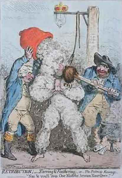 Retribution Tarring and Feathering or The Patriots Revenge - view 1