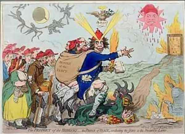 The Prophet of the Hebrews the Prince of Peace conducting the Jews to the Promised Land - view 1