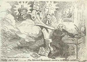 Smelling out a Rat by James Gillray