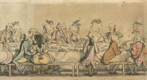The Installation Supper, as given at the Pantheon - view 1