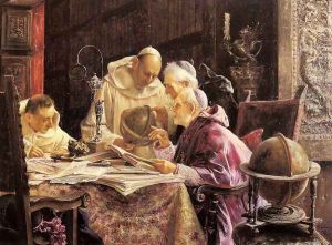 The Geographers by Jose Gallegos Y Arnosa