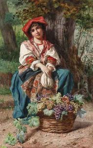 The grape picker by Pietro Gabrini