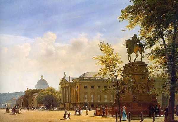 Unter den Linden, Berlin (detail) 1853 - view 1