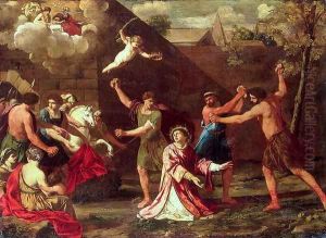 The Stoning of St Stephen by Giacinto Gimignani