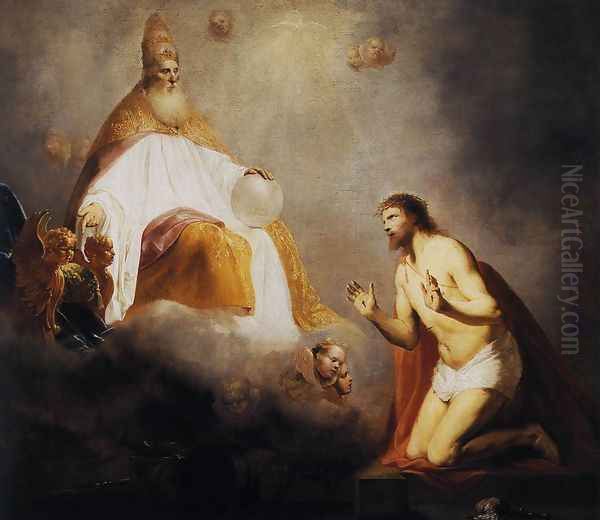 God Inviting Christ to Sit on the Throne at His Right Hand 1645 - view 1