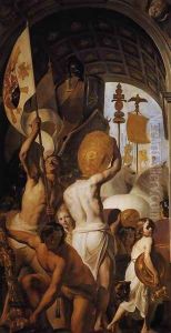 Triumphal Arch with Bearers of the Spoils of War 1648 Triumphal Arch with Bearers of the Spoils of War 1648