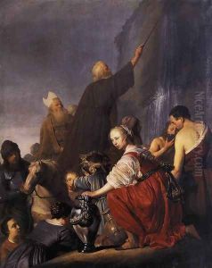 Moses Striking the Rock c. 1630 by Pieter de Grebber