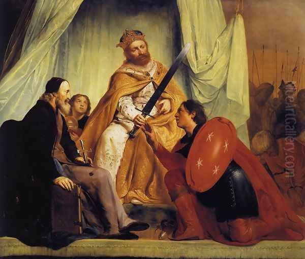 The Conferring of the Sword on the Coat-of-Arms of Haarlem 1630 - view 1