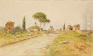 La Via Appia" by Filippo Anivitti
