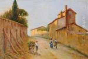 Scorcio Di Via Appia Antica by Filippo Anivitti