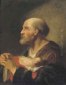 Saint Joseph and the Christ Child at prayer by Pieter de Grebber