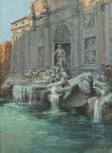 Fontana Di Trevi by Filippo Anivitti