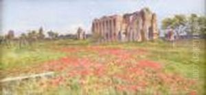 Campagna Con Acquedotto Romano
