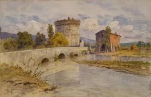 Il Ponte Lucano Con Il Sepolcro Dei Plauzi Sulla Via Di Tivoli