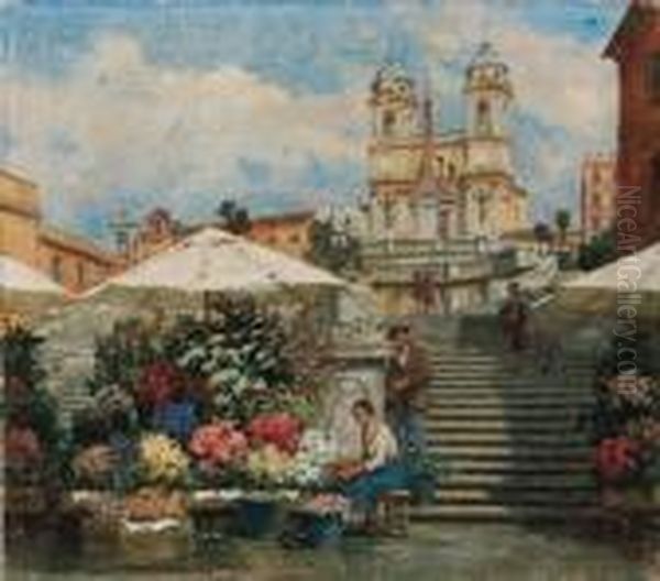 Trinita Dei Monti, Roma. - view 1
