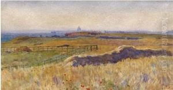 Campagna Romana Con Roma Sullo Sfondo - view 1