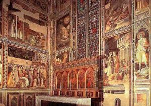 General view of the Baroncelli Chapel by Taddeo Gaddi