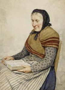 Grandmother Reading The Bible