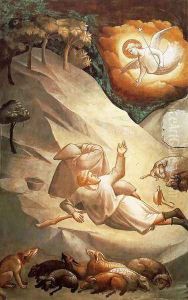 The Angelic Announcement to the Sheperds by Taddeo Gaddi