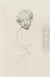 Drawing Of A Boy After A Classical Sculpture