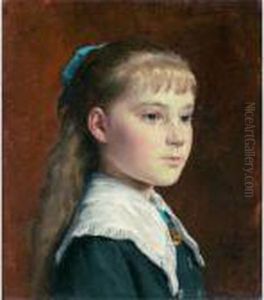 Portrait Marie Anker by Albert Anker