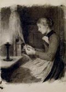 Frau Am Spindel Frau Am Spindel