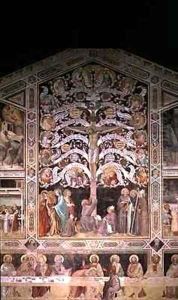 The Tree of Life and The Last Supper by Taddeo Gaddi