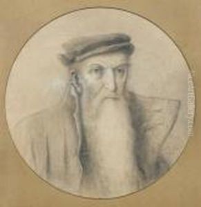Portrat Eines Gelehrten. by Albert Anker