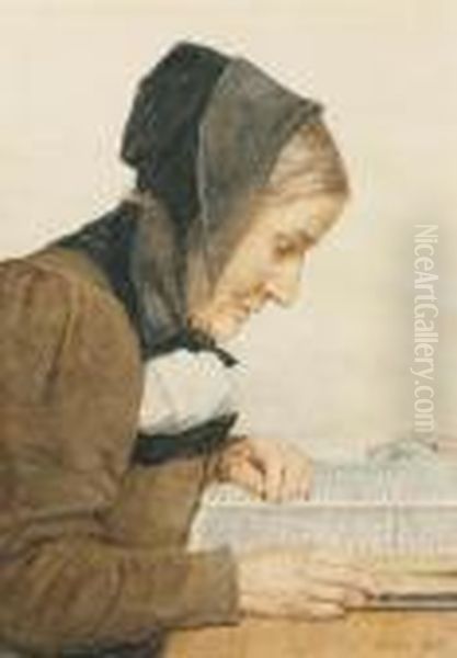 Woman Reading. - view 1