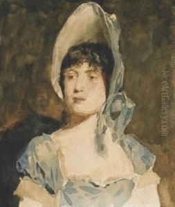 La Parisienne (habillee A La Mode De 1789) by Albert Anker