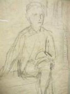 Jeune Homme by Albert Anker