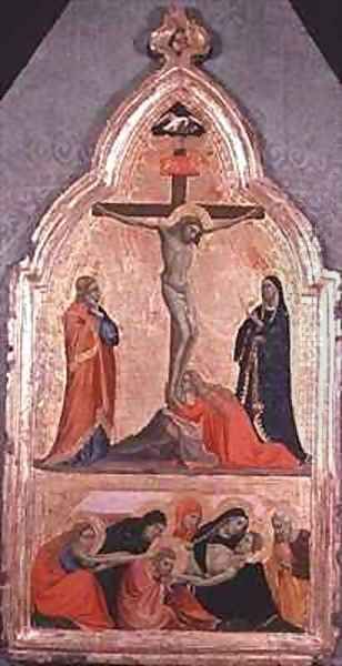 The Crucifixion and the Lamentation by Taddeo Gaddi