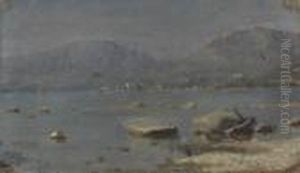 Am Neuenburgersee by Albert Anker