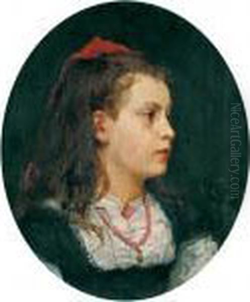 Bildnis Bethli Oser, 1871
Portrait Of Bethli Oser, 1871 - view 1