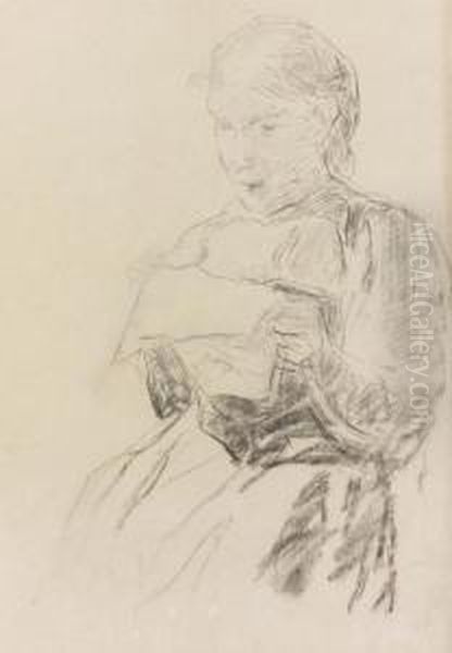 Lesende Frau. - view 1