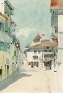 Dorfstrasse In Auvernier.