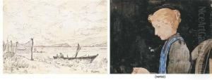 Am Neuenburgersee, Ruckseitig: Louise Am Neuenburgersee, Ruckseitig: Louise