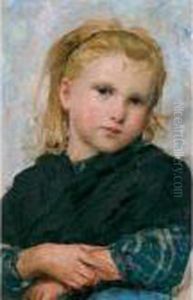 Madchenbildnis by Albert Anker