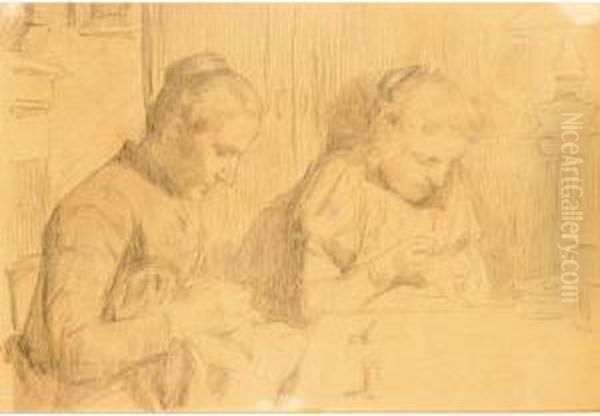 Women Sewing - view 1
