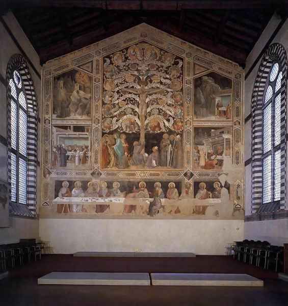 Last Supper, Tree of Life and Four Miracle Scenes - view 1