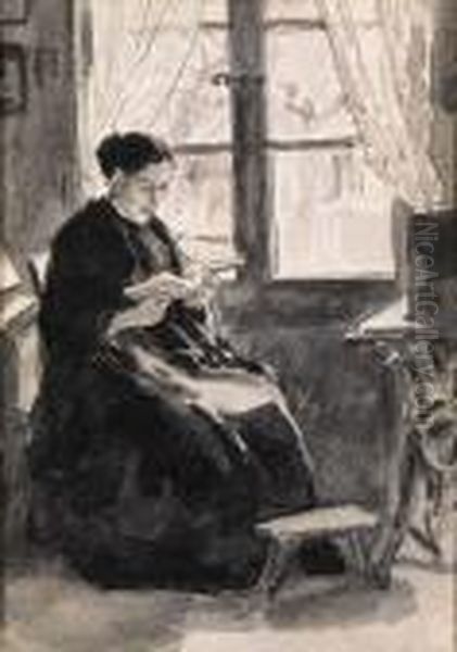 Lesende Frau - view 1