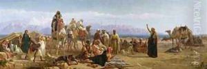 Early Morning in the Wilderness of Shur by Frederick Goodall